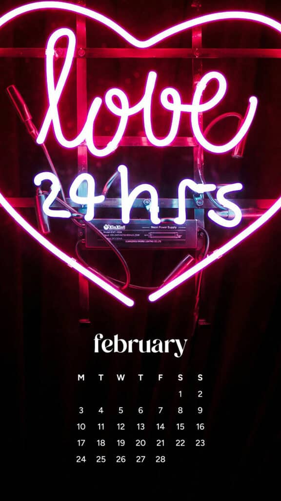 February 2025 wallpapers – 55 free phone &#038; desktop calendars + Black History Month options, Oh So Lovely Blog