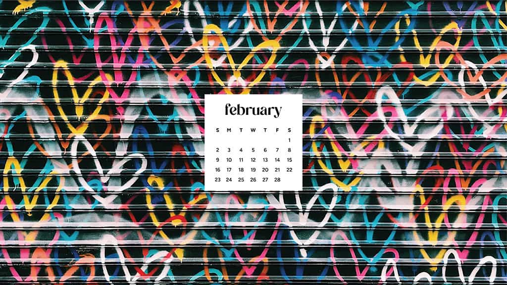 February 2025 wallpapers – 55 free phone &#038; desktop calendars + Black History Month options, Oh So Lovely Blog