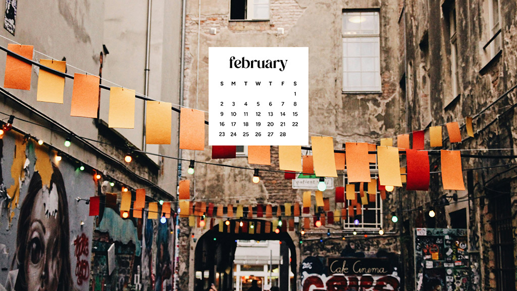 February 2025 wallpapers – 55 free phone &#038; desktop calendars + Black History Month options, Oh So Lovely Blog