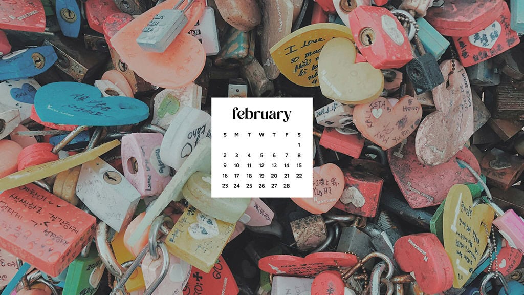 February 2025 wallpapers – 55 free phone &#038; desktop calendars + Black History Month options, Oh So Lovely Blog