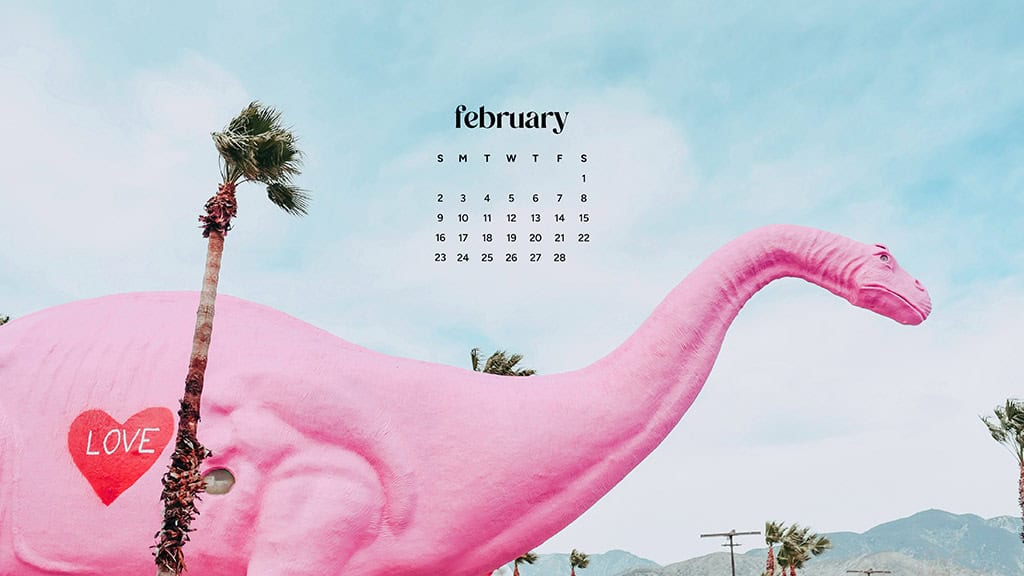 February 2025 wallpapers – 55 free phone &#038; desktop calendars + Black History Month options, Oh So Lovely Blog