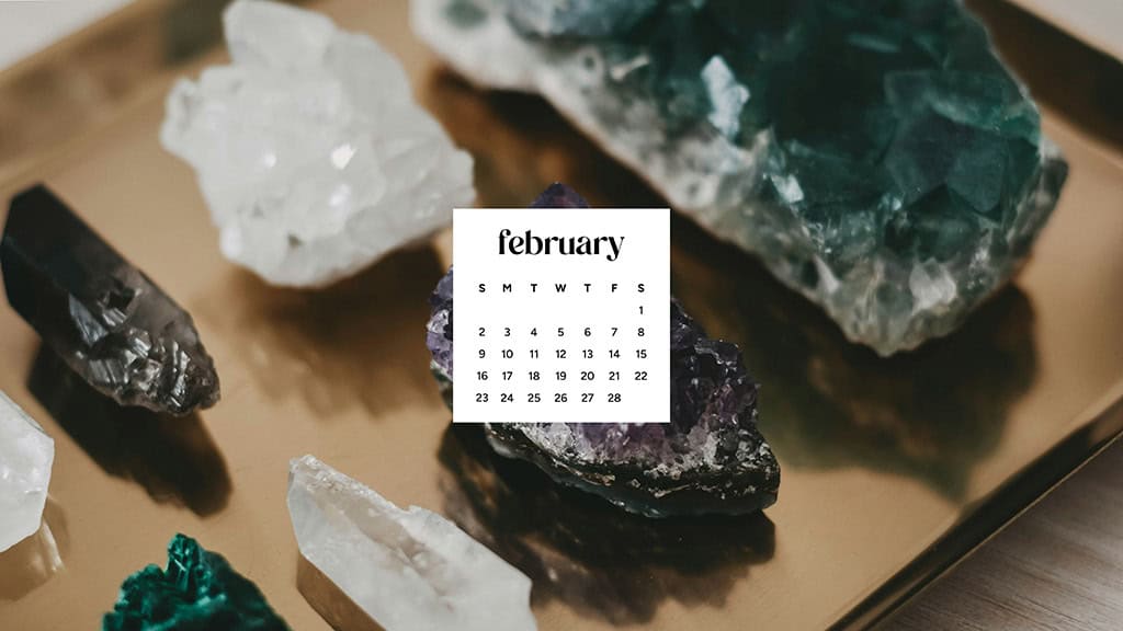 February 2025 wallpapers – 55 free phone &#038; desktop calendars + Black History Month options, Oh So Lovely Blog