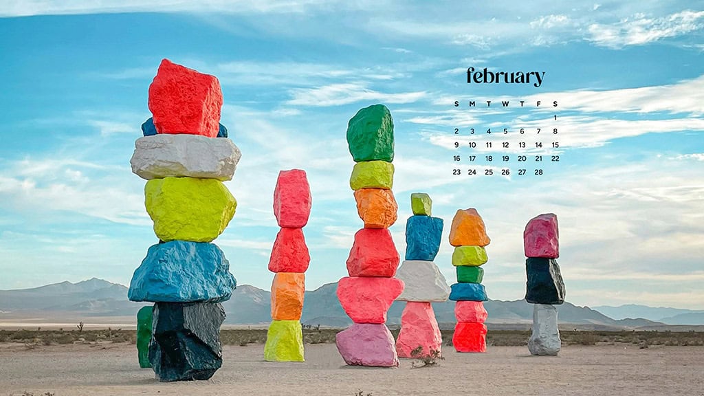 February 2025 wallpapers – 55 free phone &#038; desktop calendars + Black History Month options, Oh So Lovely Blog