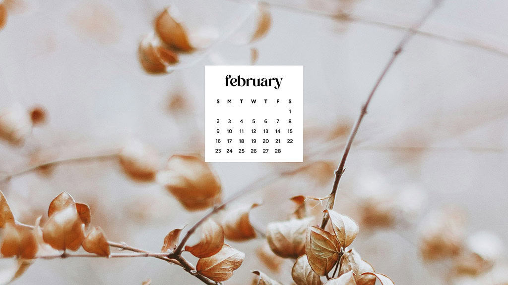 February 2025 wallpapers – 55 free phone &#038; desktop calendars + Black History Month options, Oh So Lovely Blog
