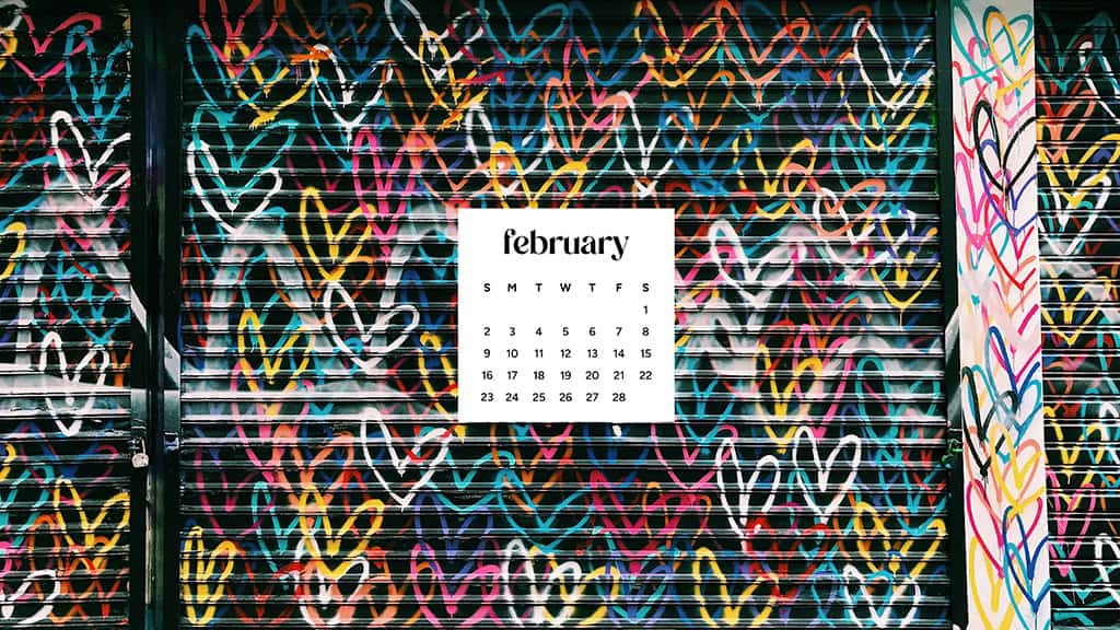 February 2025 wallpapers – 55 free phone &#038; desktop calendars + Black History Month options, Oh So Lovely Blog