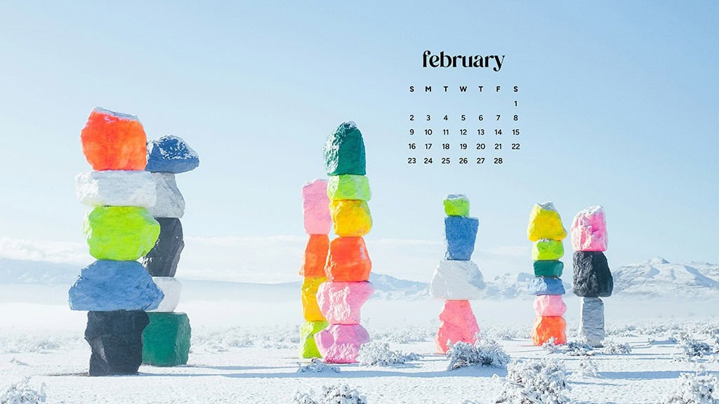 February 2025 wallpapers – 55 free phone &#038; desktop calendars + Black History Month options, Oh So Lovely Blog