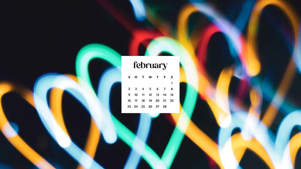 February 2025 wallpapers – 55 free phone &#038; desktop calendars + Black History Month options, Oh So Lovely Blog