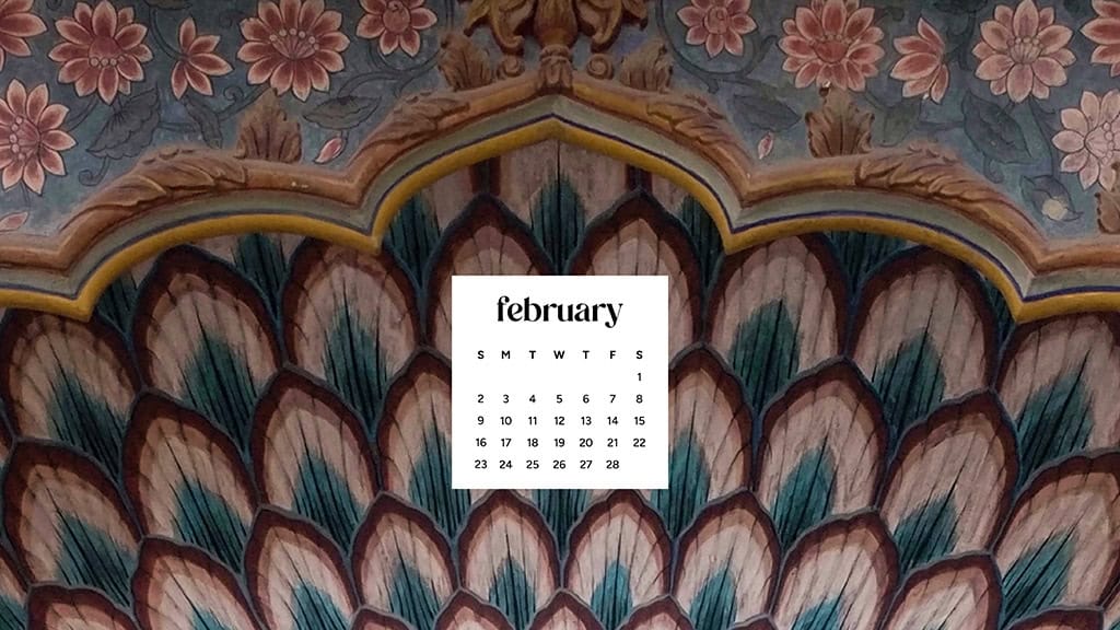 February 2025 wallpapers – 55 free phone &#038; desktop calendars + Black History Month options, Oh So Lovely Blog