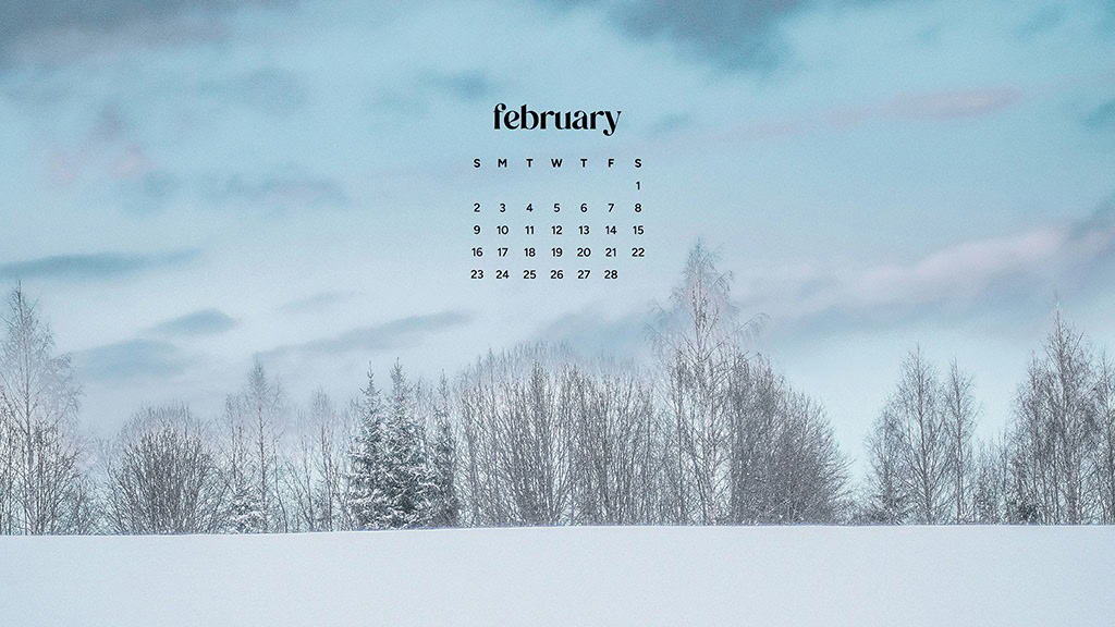 February 2025 wallpapers – 55 free phone &#038; desktop calendars + Black History Month options, Oh So Lovely Blog