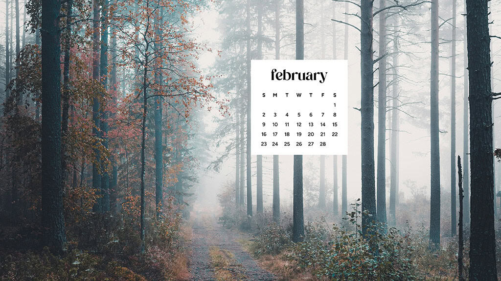 February 2025 wallpapers – 55 free phone &#038; desktop calendars + Black History Month options, Oh So Lovely Blog