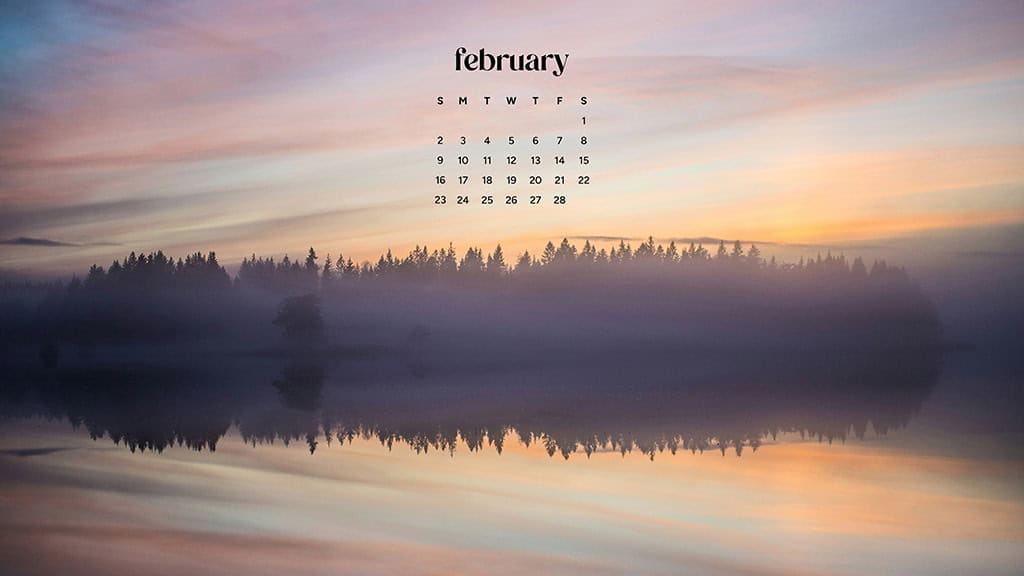 February 2025 wallpapers – 55 free phone &#038; desktop calendars + Black History Month options, Oh So Lovely Blog