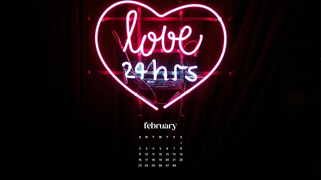 February 2025 wallpapers – 55 free phone &#038; desktop calendars + Black History Month options, Oh So Lovely Blog