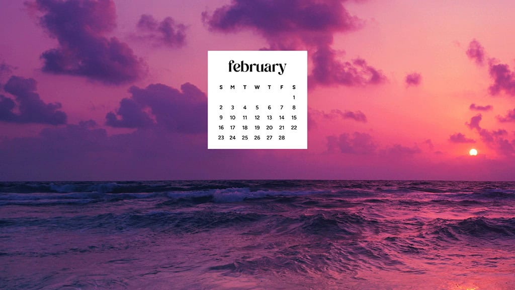 February 2025 wallpapers – 55 free phone &#038; desktop calendars + Black History Month options, Oh So Lovely Blog