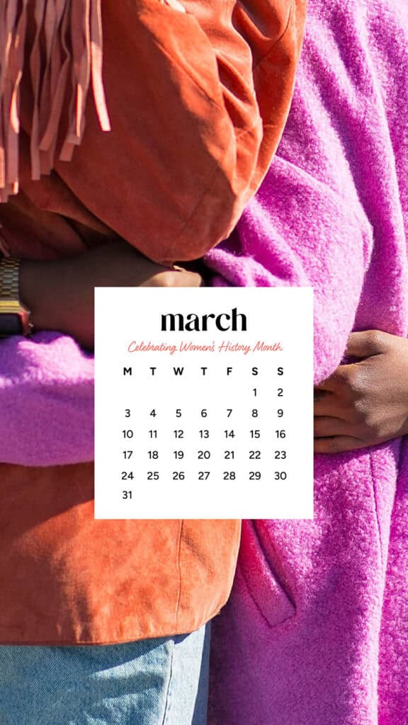 MARCH 2025 WALLPAPERS – 55 FREE PHONE &amp; DESKTOP Options + Women&#8217;s History Month, Oh So Lovely Blog