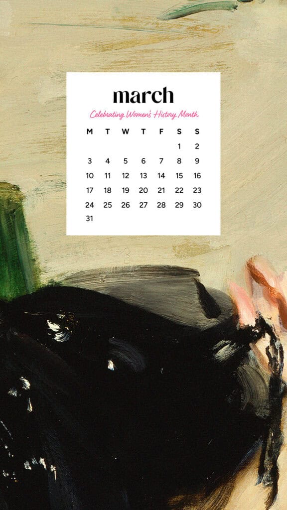 MARCH 2025 WALLPAPERS – 55 FREE PHONE &amp; DESKTOP Options + Women&#8217;s History Month, Oh So Lovely Blog