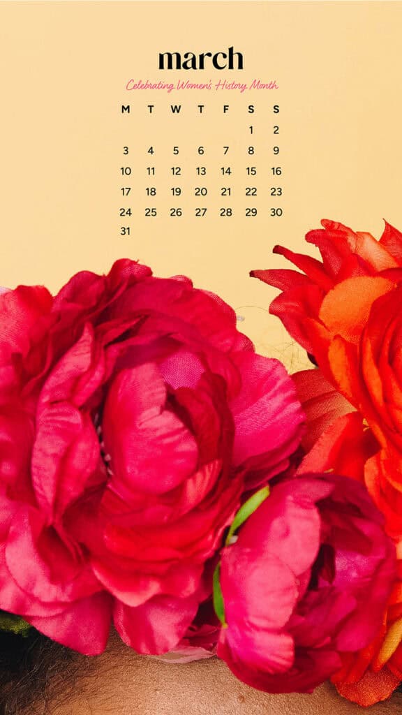 MARCH 2025 WALLPAPERS – 55 FREE PHONE &amp; DESKTOP Options + Women&#8217;s History Month, Oh So Lovely Blog