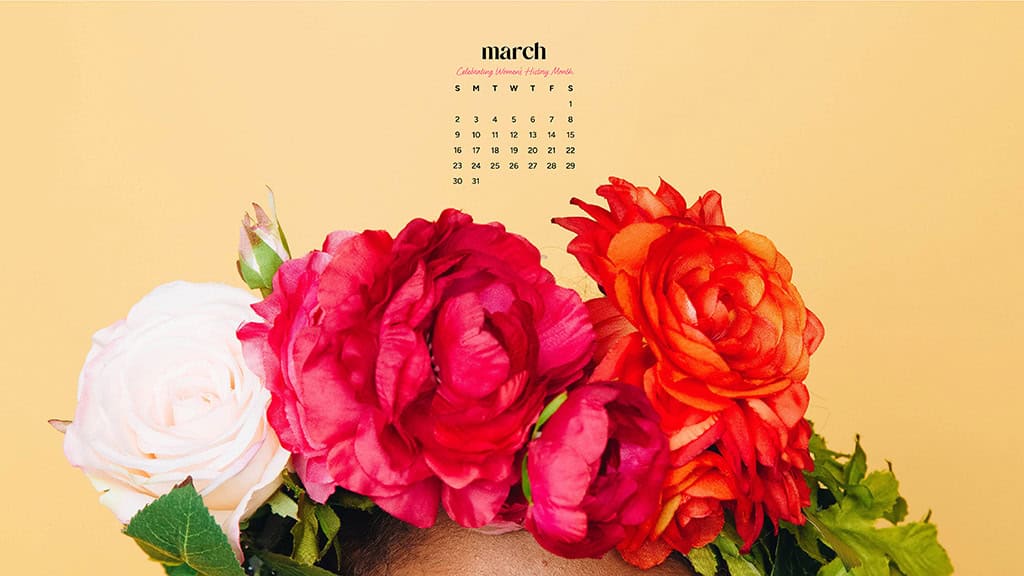 MARCH 2025 WALLPAPERS – 55 FREE PHONE &amp; DESKTOP Options + Women&#8217;s History Month, Oh So Lovely Blog