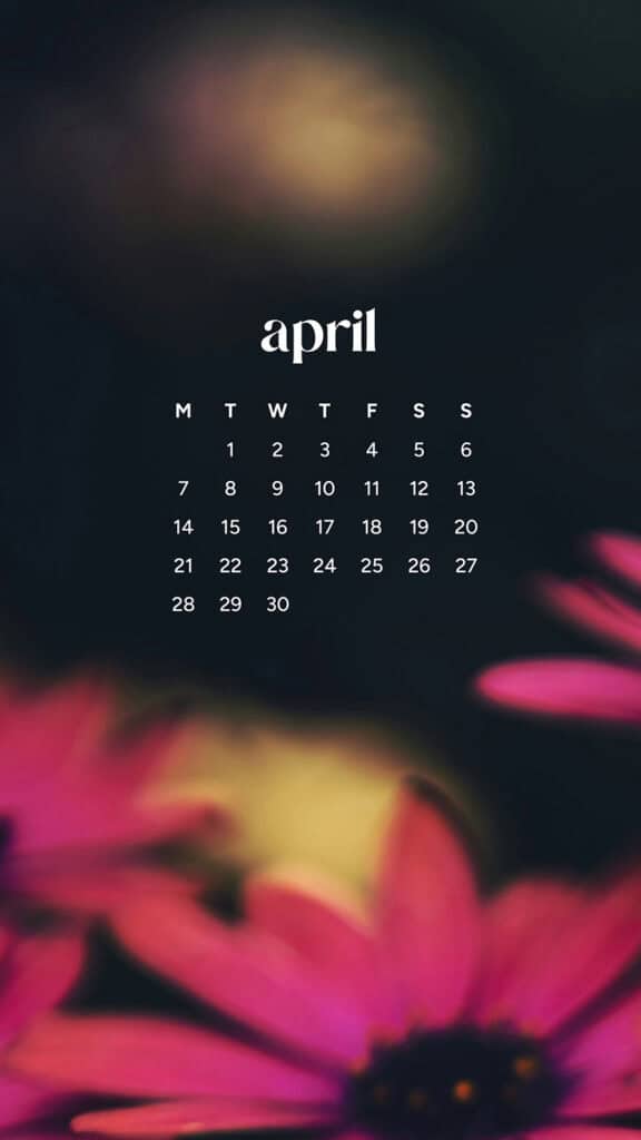 April 2025 Wallpapers – 40 Free Phone &#038; Desktop Calendars!, Oh So Lovely Blog