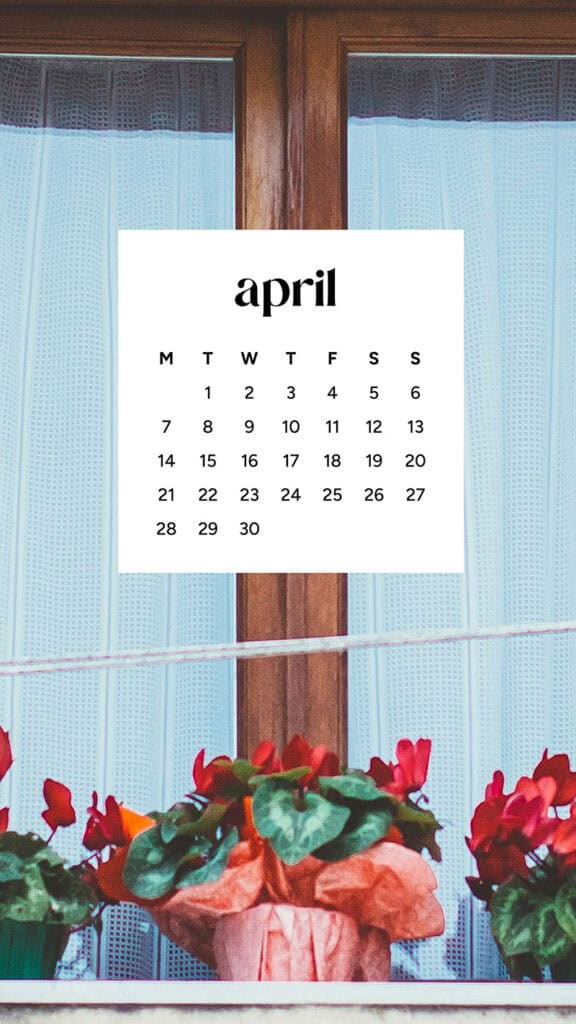 April 2025 Wallpapers – 40 Free Phone &#038; Desktop Calendars!, Oh So Lovely Blog