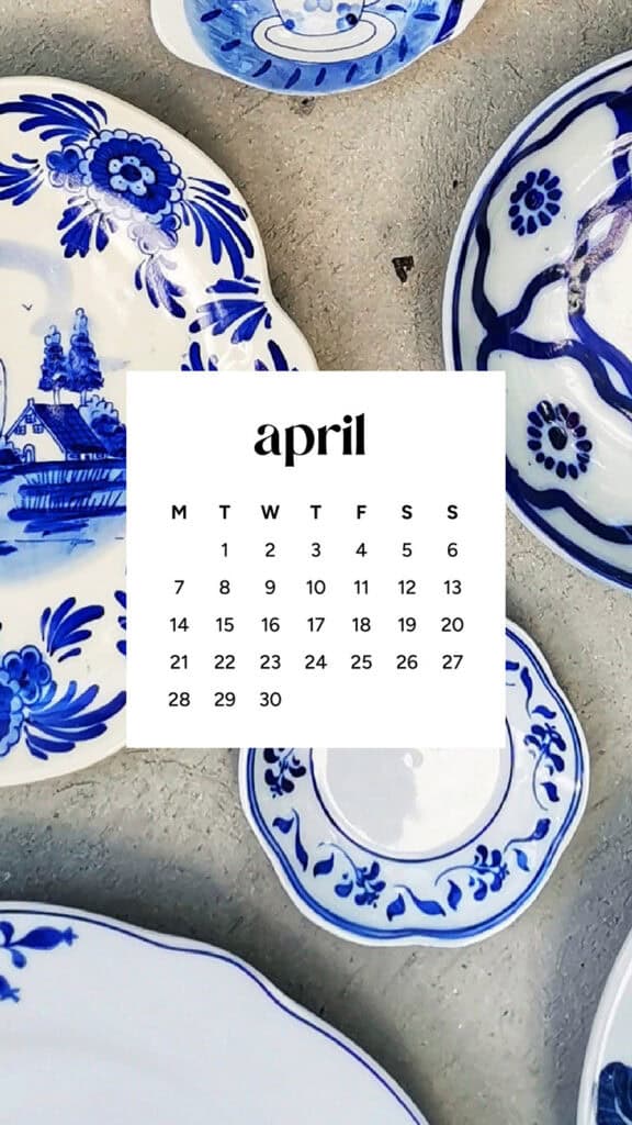 April 2025 Wallpapers – 40 Free Phone &#038; Desktop Calendars!, Oh So Lovely Blog