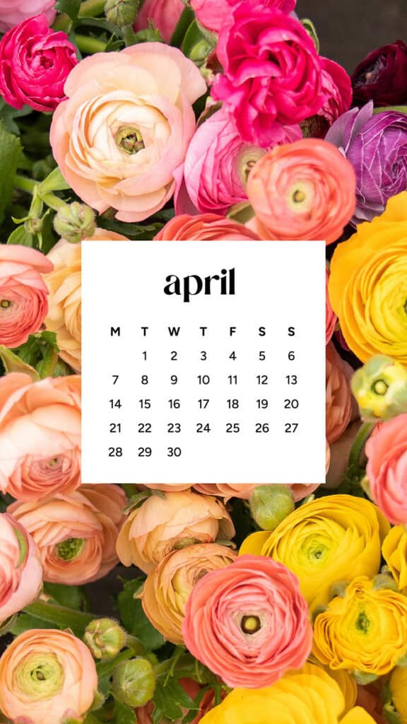 April 2025 Wallpapers – 40 Free Phone &#038; Desktop Calendars!, Oh So Lovely Blog