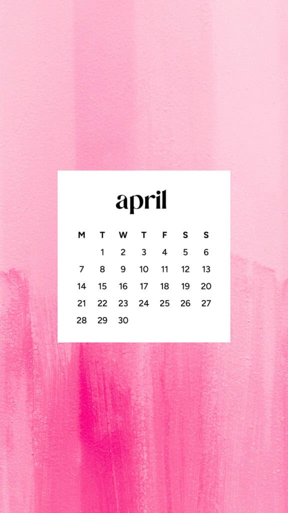 April 2025 Wallpapers – 40 Free Phone &#038; Desktop Calendars!, Oh So Lovely Blog