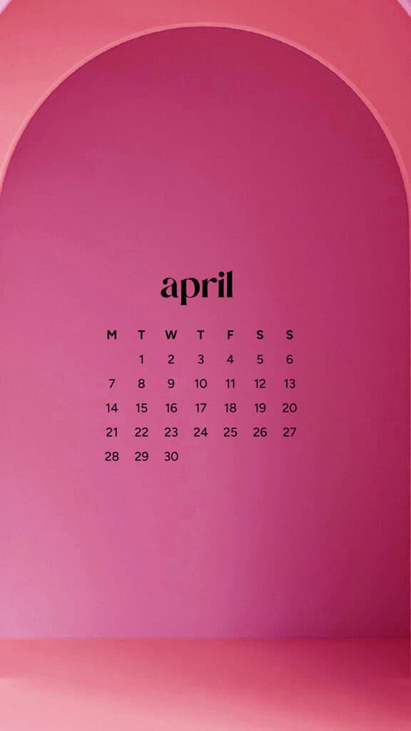 April 2025 Wallpapers – 40 Free Phone &#038; Desktop Calendars!, Oh So Lovely Blog