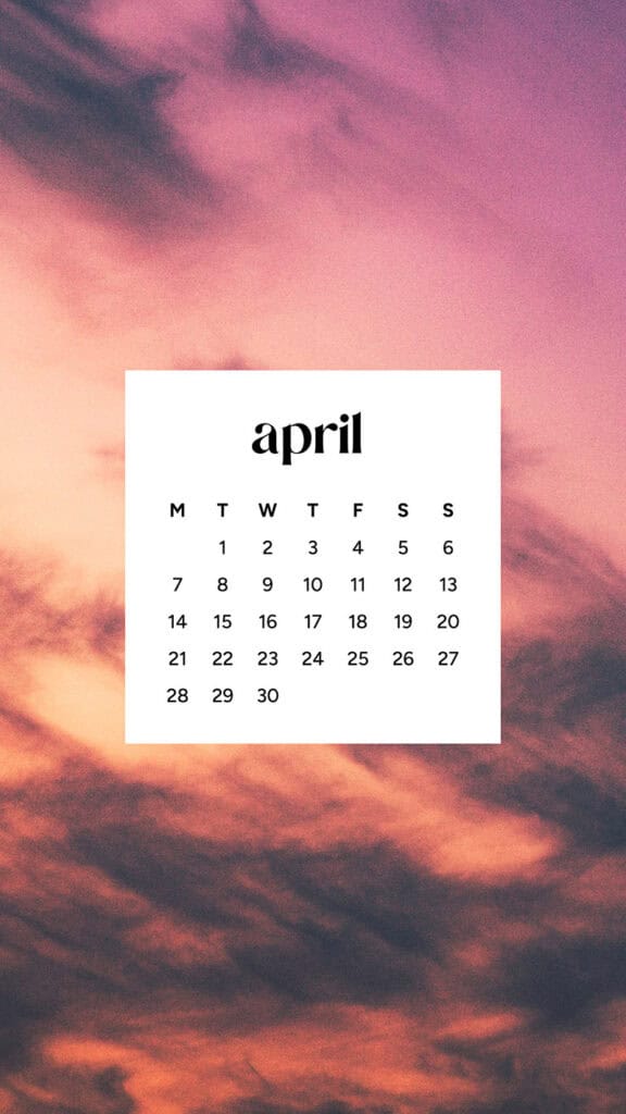 April 2025 Wallpapers – 40 Free Phone &#038; Desktop Calendars!, Oh So Lovely Blog