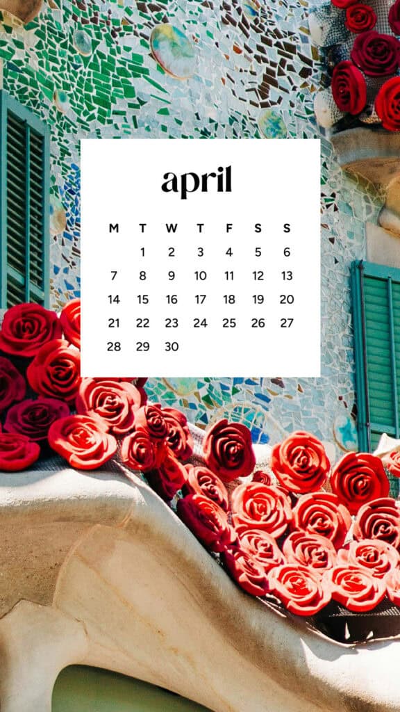 April 2025 Wallpapers – 40 Free Phone &#038; Desktop Calendars!, Oh So Lovely Blog
