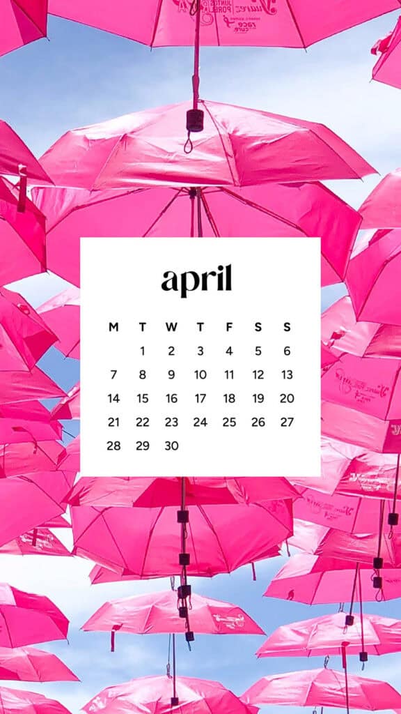 April 2025 Wallpapers – 40 Free Phone &#038; Desktop Calendars!, Oh So Lovely Blog