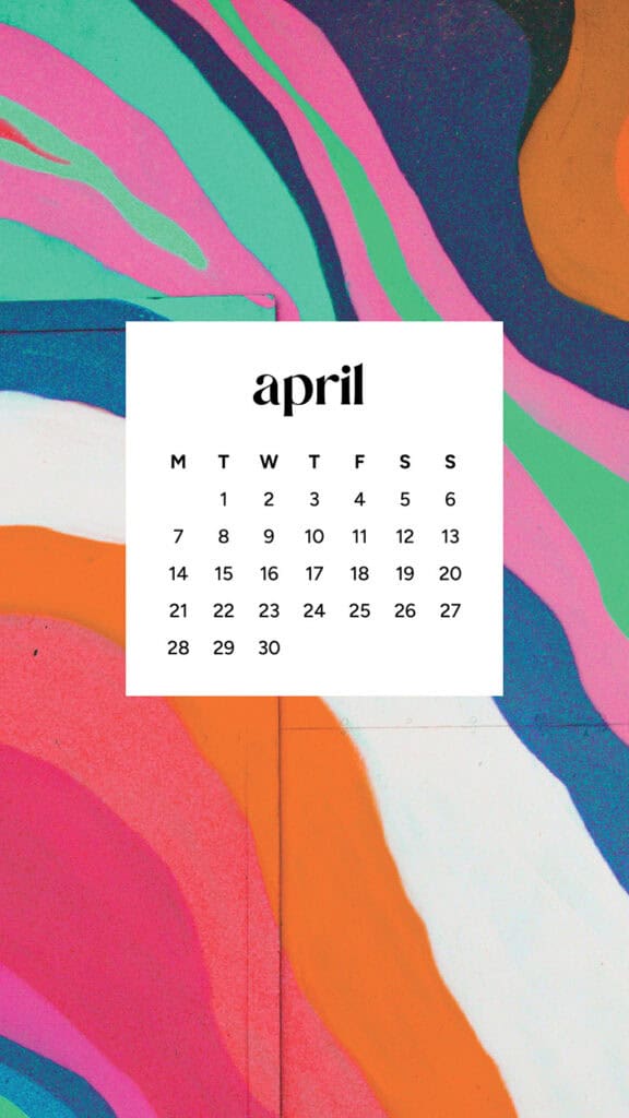 April 2025 Wallpapers – 40 Free Phone &#038; Desktop Calendars!, Oh So Lovely Blog
