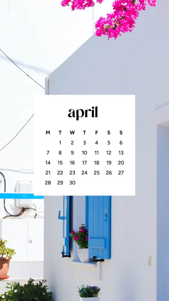 April 2025 Wallpapers – 40 Free Phone &#038; Desktop Calendars!, Oh So Lovely Blog