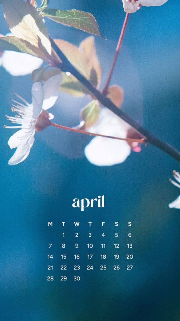 April 2025 Wallpapers – 40 Free Phone &#038; Desktop Calendars!, Oh So Lovely Blog