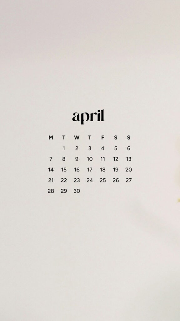 April 2025 Wallpapers – 40 Free Phone &#038; Desktop Calendars!, Oh So Lovely Blog