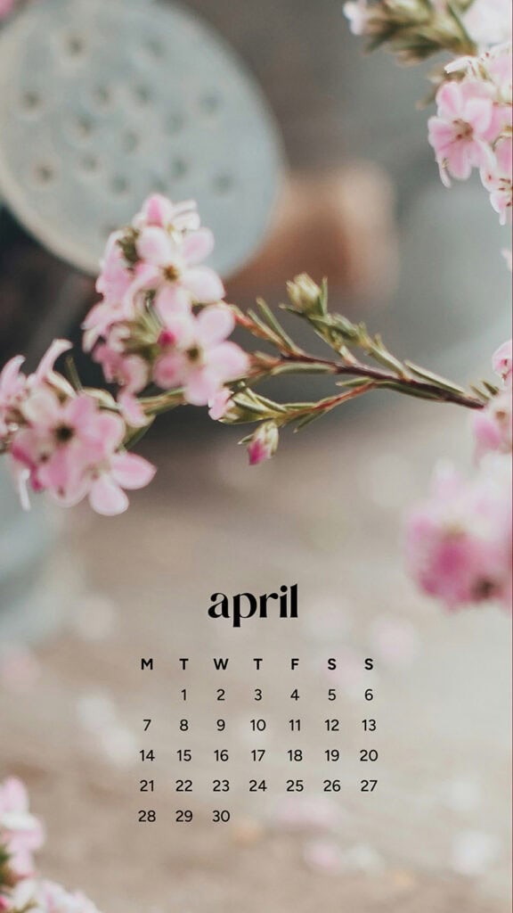 April 2025 Wallpapers – 40 Free Phone &#038; Desktop Calendars!, Oh So Lovely Blog