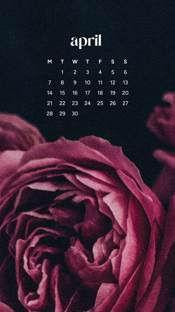 April 2025 Wallpapers – 40 Free Phone &#038; Desktop Calendars!, Oh So Lovely Blog