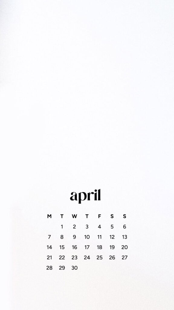 April 2025 Wallpapers – 40 Free Phone &#038; Desktop Calendars!, Oh So Lovely Blog