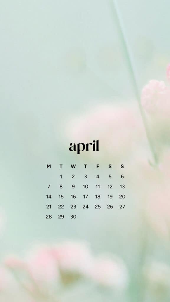 April 2025 Wallpapers – 40 Free Phone &#038; Desktop Calendars!, Oh So Lovely Blog