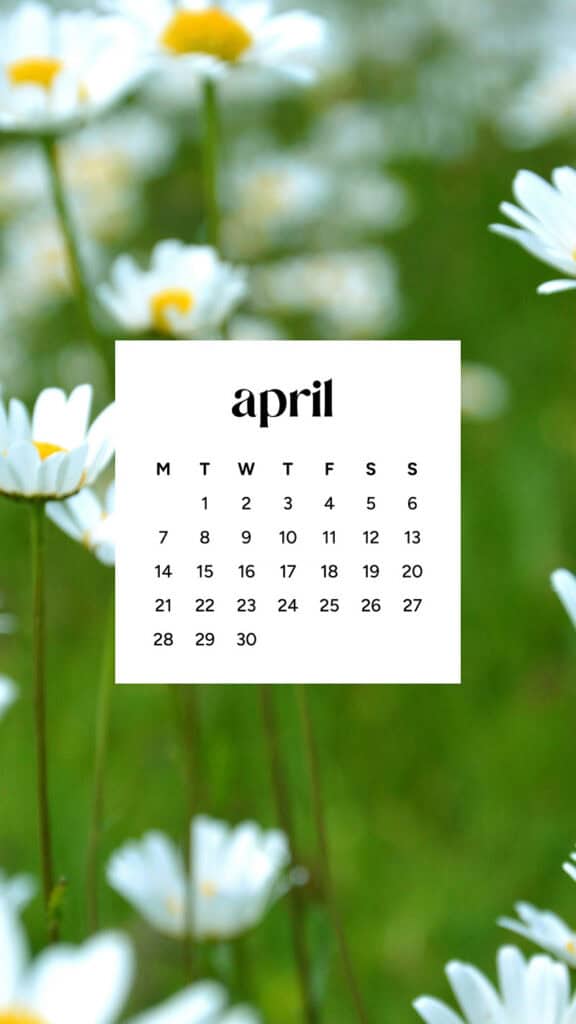 April 2025 Wallpapers – 40 Free Phone &#038; Desktop Calendars!, Oh So Lovely Blog