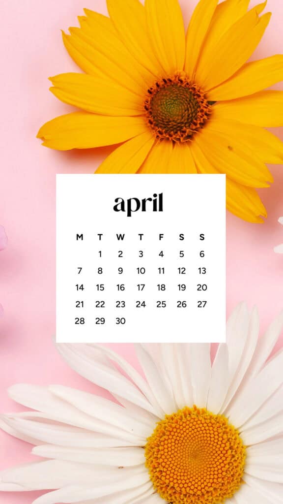 April 2025 Wallpapers – 40 Free Phone &#038; Desktop Calendars!, Oh So Lovely Blog