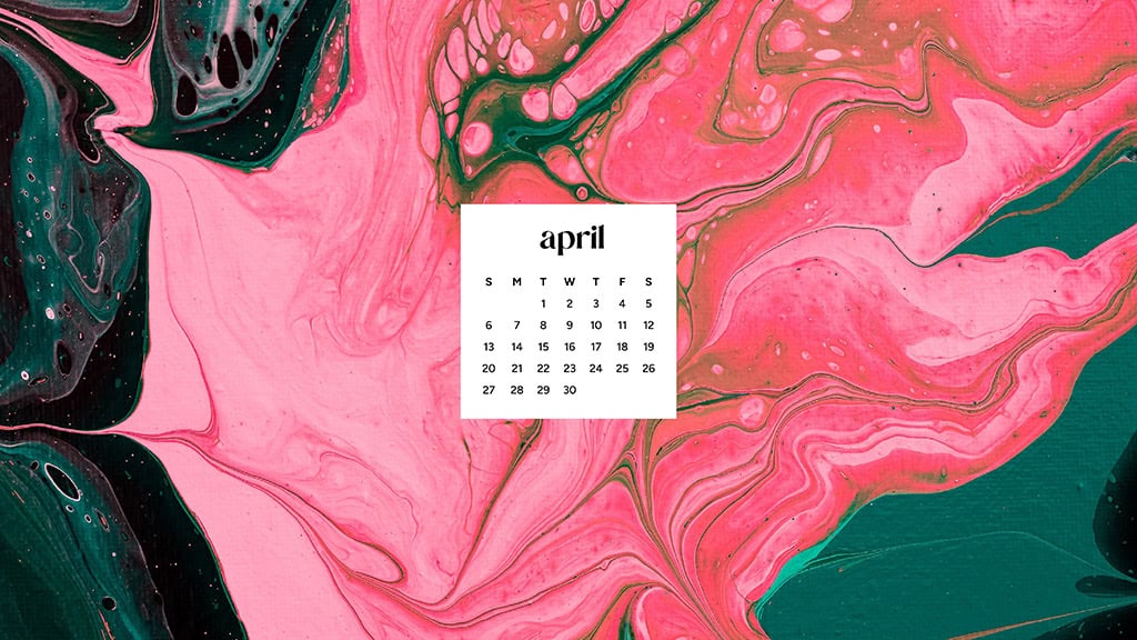 April 2025 Wallpapers – 40 Free Phone &#038; Desktop Calendars!, Oh So Lovely Blog