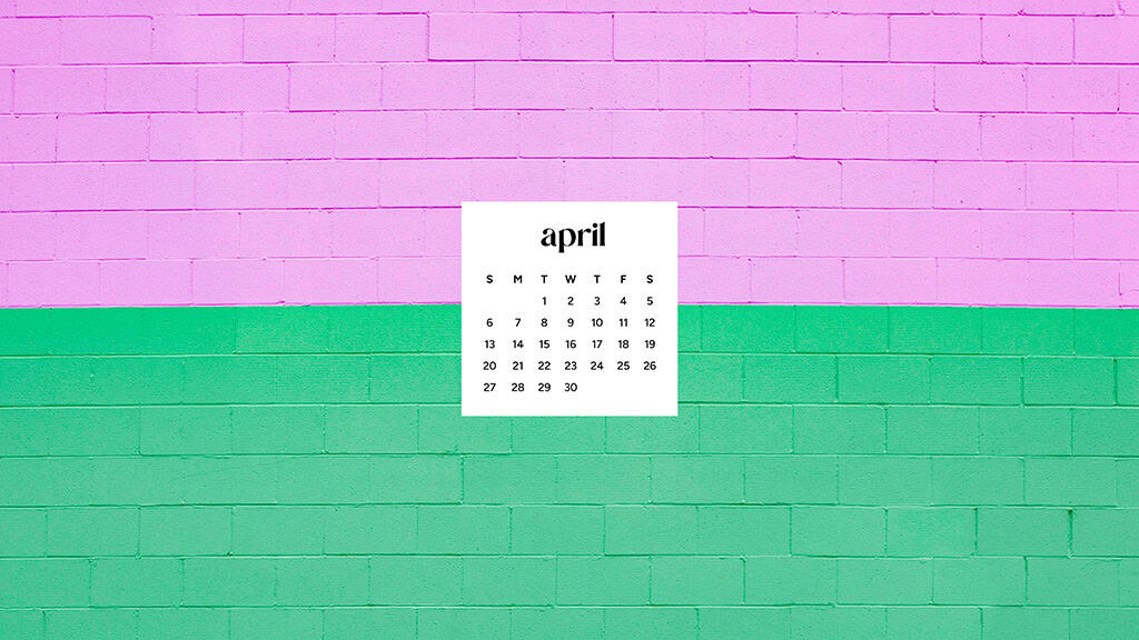 April 2025 Wallpapers – 40 Free Phone &#038; Desktop Calendars!, Oh So Lovely Blog