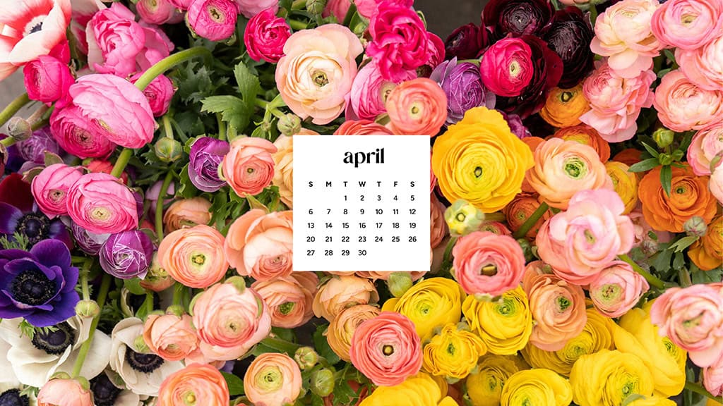 April 2025 Wallpapers – 40 Free Phone &#038; Desktop Calendars!, Oh So Lovely Blog