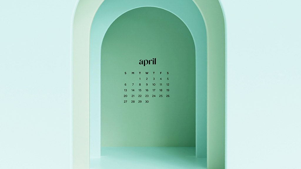 April 2025 Wallpapers – 40 Free Phone &#038; Desktop Calendars!, Oh So Lovely Blog