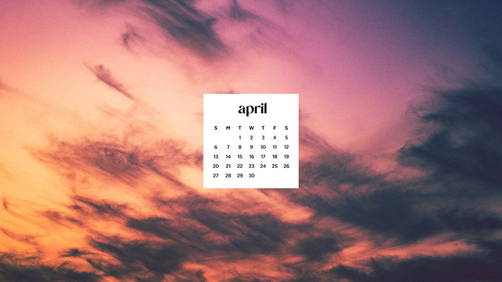 April 2025 Wallpapers – 40 Free Phone &#038; Desktop Calendars!, Oh So Lovely Blog