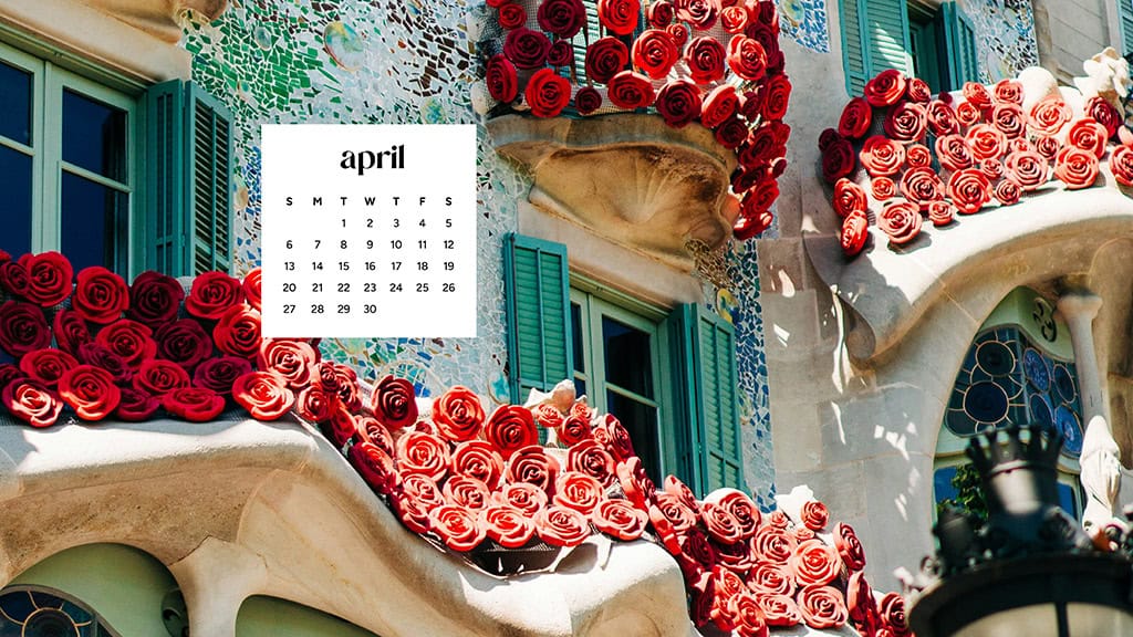 April 2025 Wallpapers – 40 Free Phone &#038; Desktop Calendars!, Oh So Lovely Blog