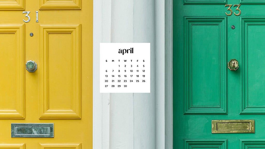 April 2025 Wallpapers – 40 Free Phone &#038; Desktop Calendars!, Oh So Lovely Blog