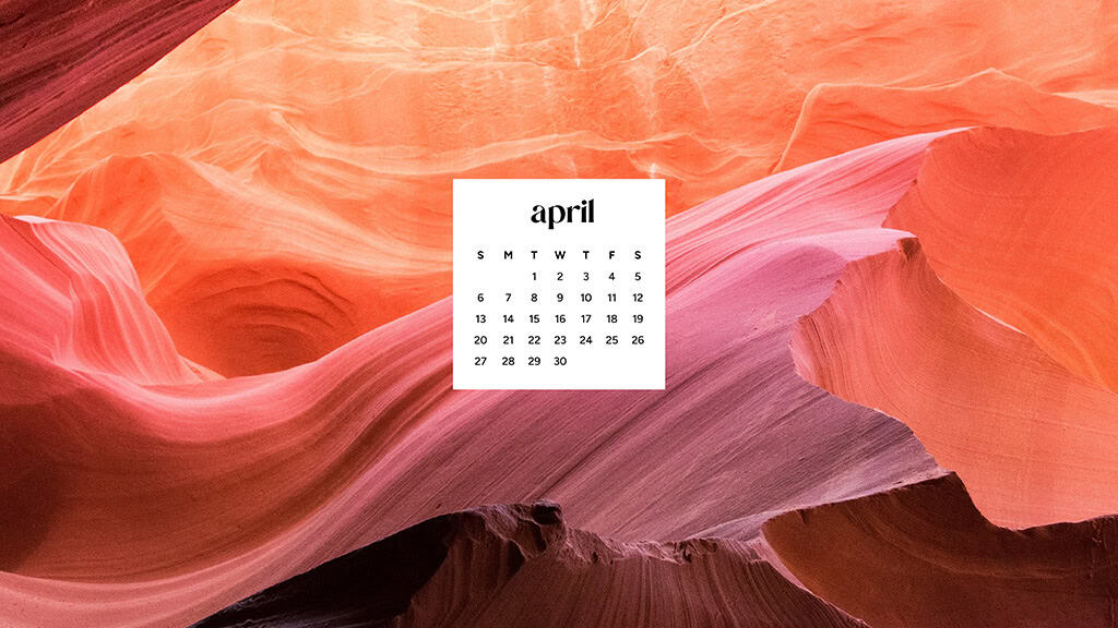 April 2025 Wallpapers – 40 Free Phone &#038; Desktop Calendars!, Oh So Lovely Blog