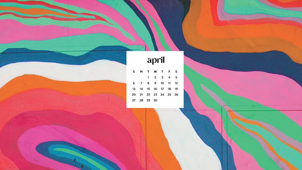 April 2025 Wallpapers – 40 Free Phone &#038; Desktop Calendars!, Oh So Lovely Blog