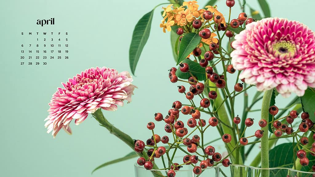 April 2025 Wallpapers – 40 Free Phone &#038; Desktop Calendars!, Oh So Lovely Blog